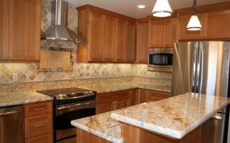 Completed kitchen