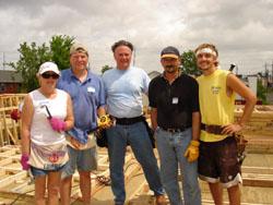 The team helping in New Orleans